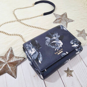 Kate Spade New York Briar Lane Night Rose Mini Emelyn Shoulder Bag blue new NWOT
